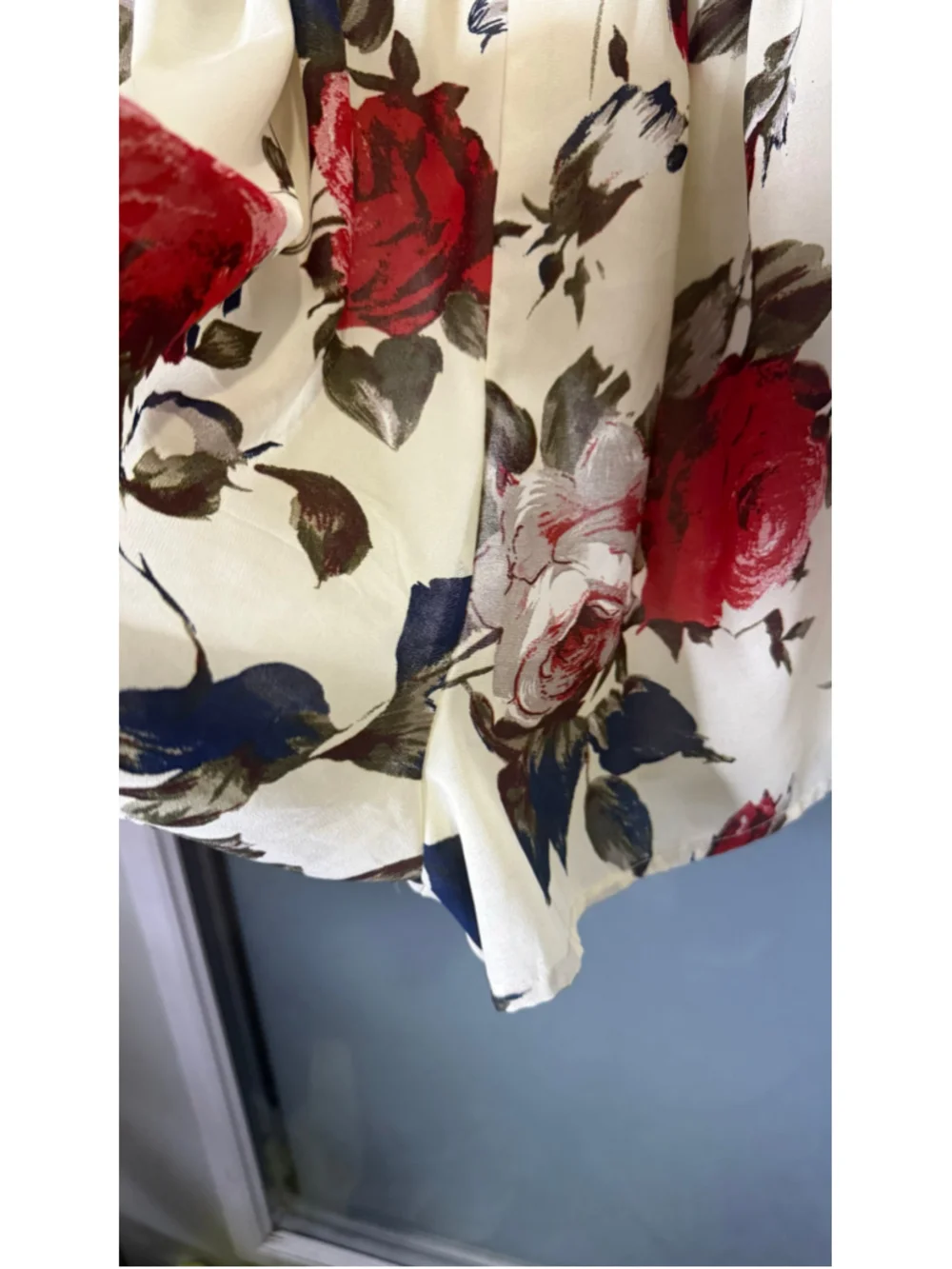 Cecico Floral Romper Size M Beige Red